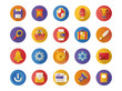 bundle of miscelaneous set icons