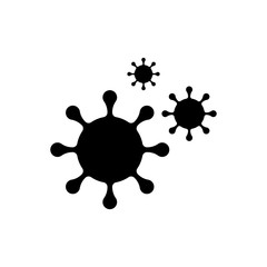 virus or bacteria flat icon vector