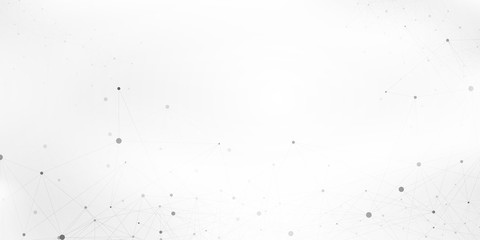 Wall Mural - abstract background atoms for design technology and networking science