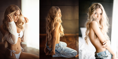 portrait of beautiful asian sexy girl with long hair using as background woman sexy beauty fashion p