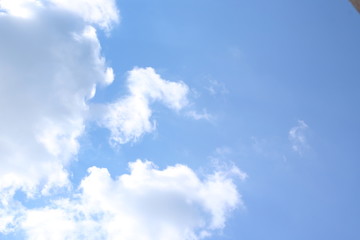 blue sky with clouds