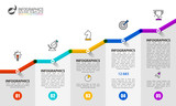 Infographic design template. Creative concept with 5 steps