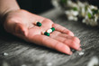 © Alex - Pills. Coronavirus. Allergy. Helped. Background. Covid-19.