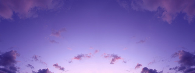 beautiful background of the evening sky with clouds. evening clear sky with small fluffy clouds. a b