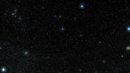 Wall Mural - 4k animated abstract starry sky background