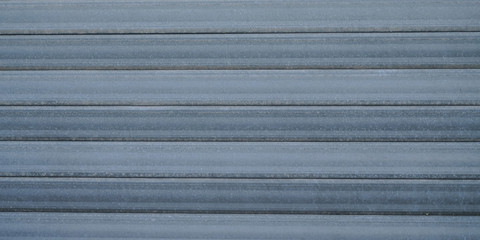 Wall Mural - grey corrugated sheet texture blue rusty steel door metal background gray