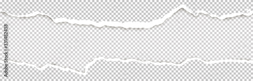 Fotografía ripped open paper with vector transparency