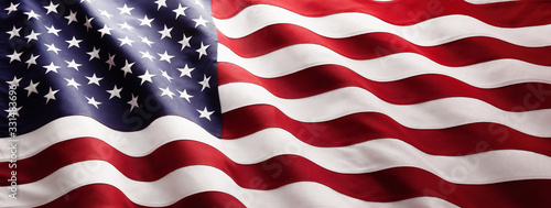 Fotomural American Flag Wave Close Up