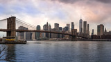 Fototapeta Miasta - brooklyn bridge panorama