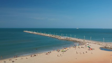 Wall Mural - Vista aérea da Praia de Iracema em Fortaleza, Ceará, Brasil