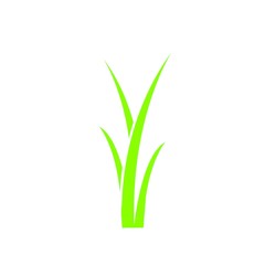 Wall Mural - grass logo