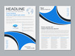 © Ulvur - Modern professional two-sided flyer vector design template