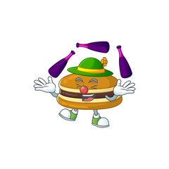 Sticker - Dorayaki cartoon character concept love playing Juggling