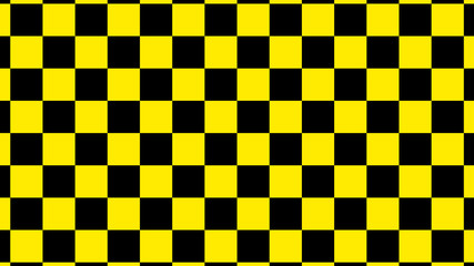 Chess board,New checker abstract board,yellow & black checker board