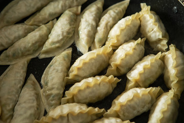 Poster - Home made pan fried dumpling