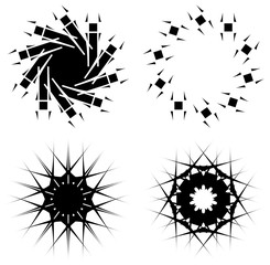 Aufkleber - b mandala 000a