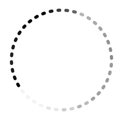 Poster - Circular and radial abstract mandalas, motifs, decoration design elements. Black and white generative geometric and abstract art shapes