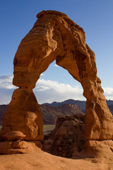 Wall Mural - Delicate arch at sunset, Arches National Park, Utah, USA