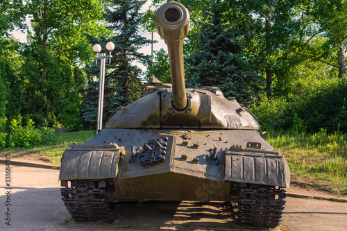 Fotografia IS-3 heavy tank used in battles by the Soviet army during the Second World War