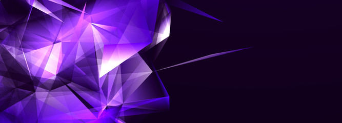 Wall Mural - abstract polygonal space. triangular colorful background. 3d illustration