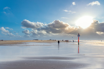 Wall Mural - Beach of St Peter-Ording