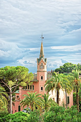 Wall Mural - Gaudi House Museum in Park Guell in Barcelona