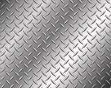 Fototapeta  - The diamond steel metal texture background