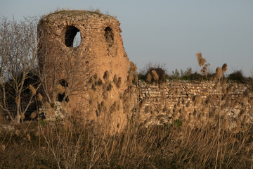 Wall Mural - tower in the ancient walls of Iznik (formerly Nicea), Turkey