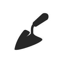 Trowel Vector Simple Flat Symbol