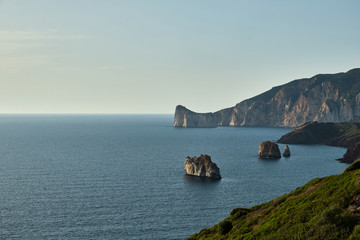 Pan di Zucchero faraglione, Masua, Sardinia, Italy