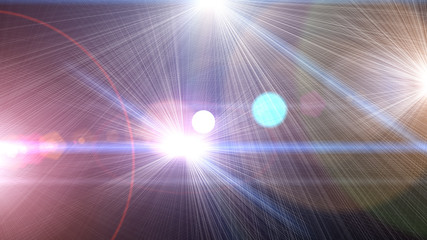 flash light lens flare abstract