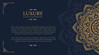 © Design Studio - Luxury mandala with royal golden arabesque arabic islamic east style background