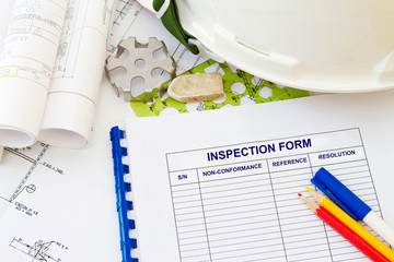 Wall Mural - Inspection Form