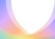 pastel rainbow abstract background, curve layer, multicolor transparent backdrop, vector illustration