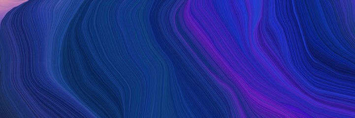 modern futuristic background banner with midnight blue, slate blue and dark slate blue color. modern