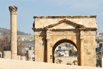 The North Tetrapylon, Gerasa, Jordan