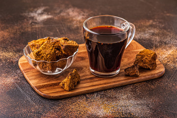 Chaga tea - a strong antioxidant, boosts immune system