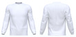 White sweatshirt Long sleeve isolated 3d rendering