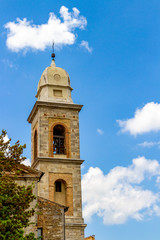 Wall Mural - Church of San Filippo Neri bell tower in Cingoli, Marche Region, Province of Macerata, Italy