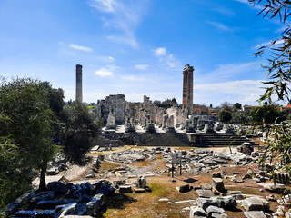 Wall Mural - temple of apollo in athens turkey