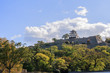  秋の丸亀城の風景