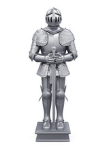 Medieval Knight Armor Isolated