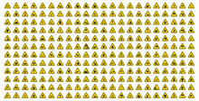 Warning Hazard Symbols Labels Sign Isolate On White Background,Vector Illustration