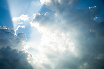 blue sky background for text