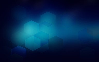 Wall Mural - abstract background, blue gradient, square, polygon, shadow, used in various designs, including beau