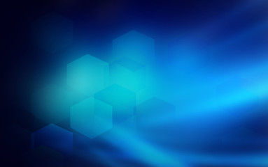 Wall Mural - abstract background, blue gradient, square, polygon, shadow, used in various designs, including beau