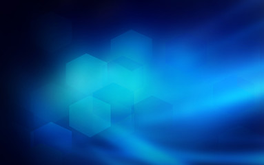 Wall Mural - abstract background, blue gradient, square, polygon, shadow, used in various designs, including beau