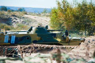 Russian armored personnel carrier (APC)