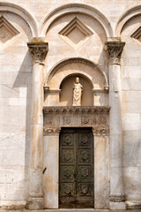 Wall Mural - Exterior view of the church of Santa Maria Forisportam