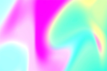 Unicorn Holographic Abstract Background